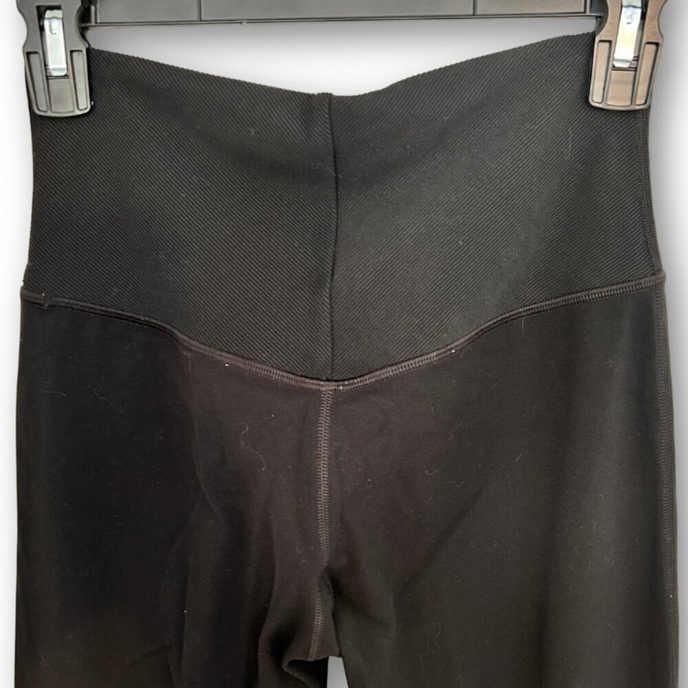 ATHLETA Rib Skinny Leg Pant Black Size S Womens Athletic Active